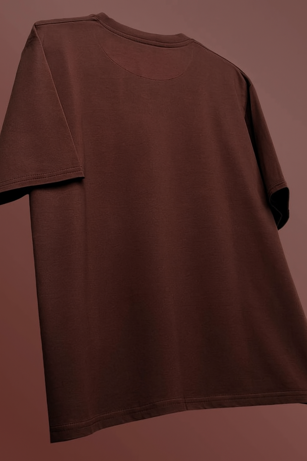 Basic Brown Heavy Gauge Oversized Tshirt