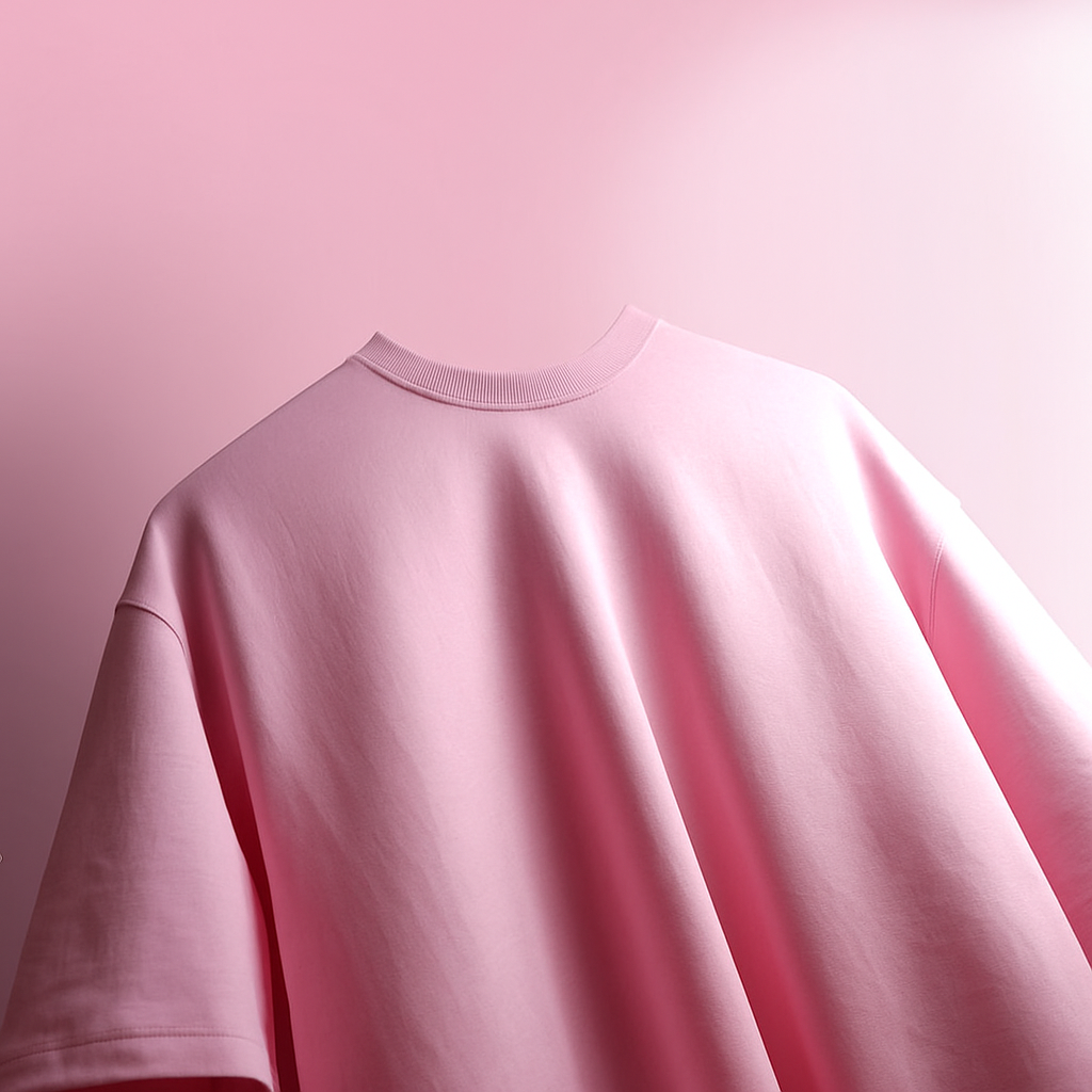 Rose Pink Premium Oversized T-shirt