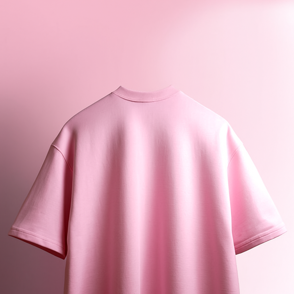 Rose Pink Premium Oversized T-shirt