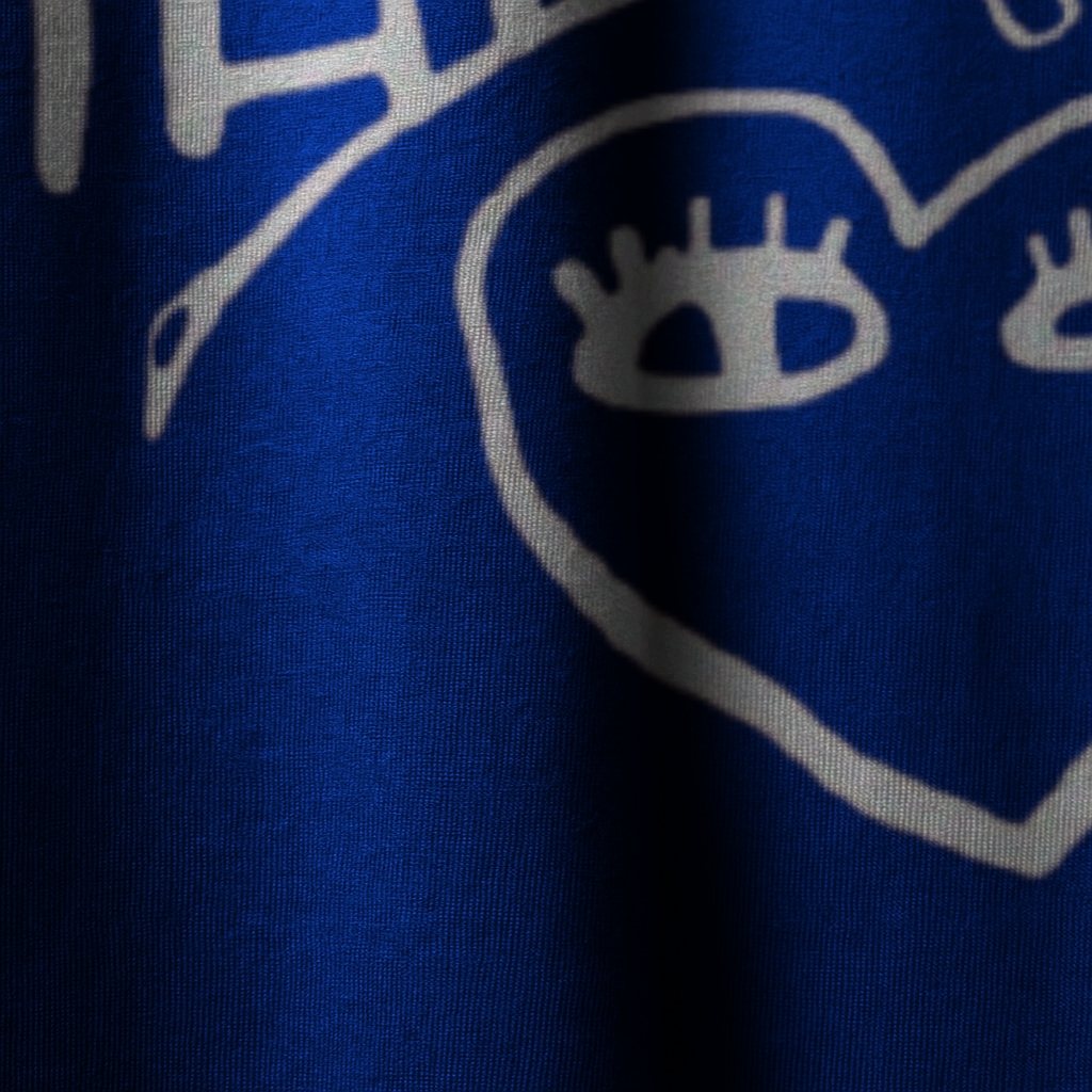 Navy Blue Oversized T-shirt